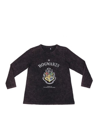 Jungen Langarm-T-Shirt Harry Potter Grau Dunkelgrau