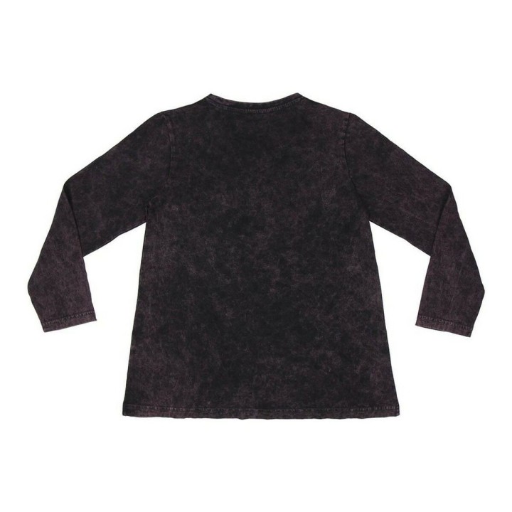 Langærmet T-shirt til Børn Harry Potter Grå Mørkegrå