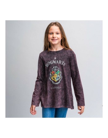 Maglia a Maniche Lunghe Bambino Harry Potter Grigio Grigio scuro