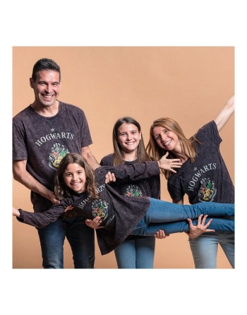 Maglia a Maniche Lunghe Bambino Harry Potter Grigio Grigio scuro