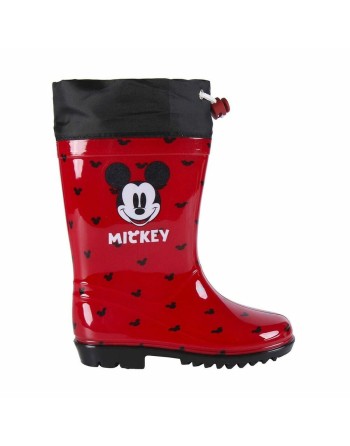 Bottes en Caoutchouc pour Enfants Mickey Mouse Rouge