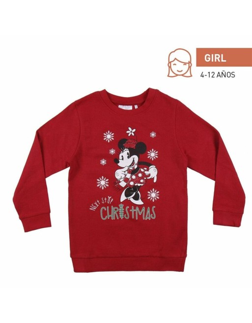 Felpa senza Cappuccio Bambino Mickey Mouse Rosso