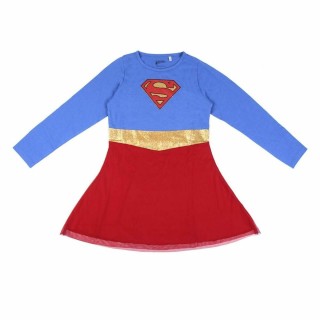 Kjole Superman Blå Rød