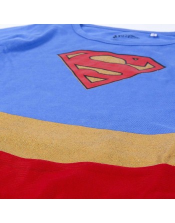 Kleid Superman Blau Rot