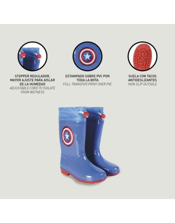 Botas de Agua Infantiles The Avengers Azul