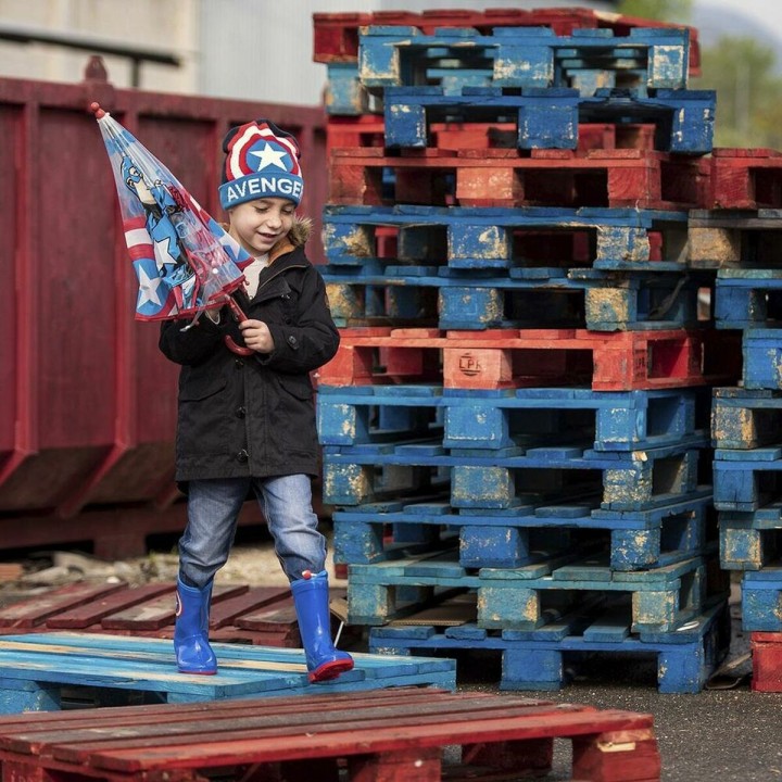 Stivali da pioggia per Bambini The Avengers Azzurro