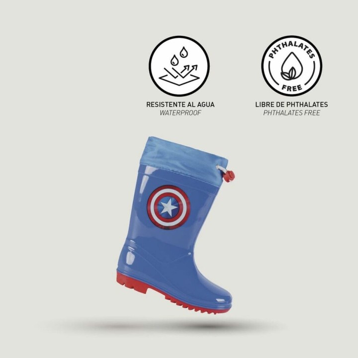 Stivali da pioggia per Bambini The Avengers Azzurro
