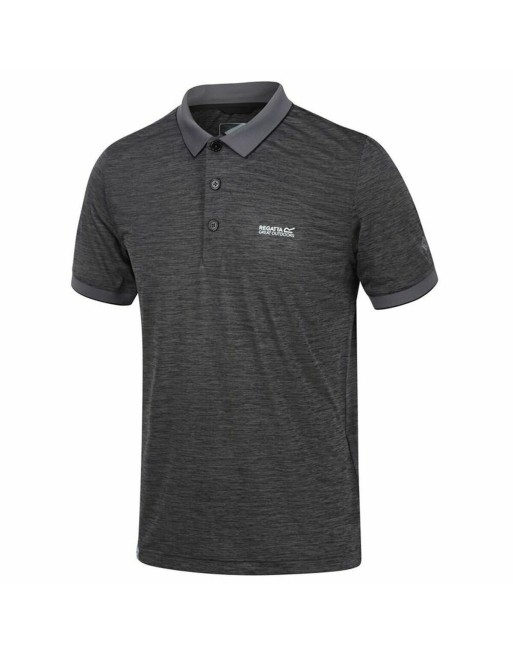 Men’s Short Sleeve Polo Shirt Regatta Remex II Dark grey