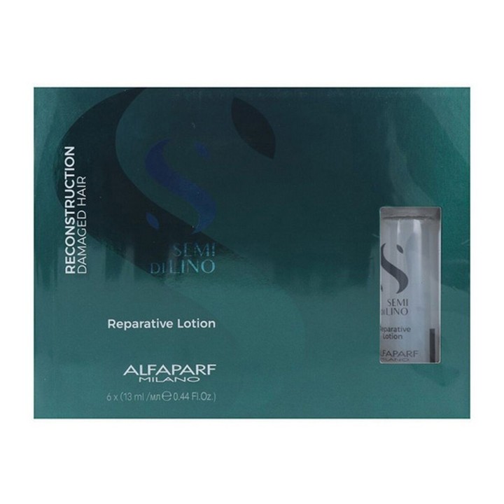Genopbyggende hårbehandling Alfaparf Milano Semi Di Lino (6 x 13 ml)
