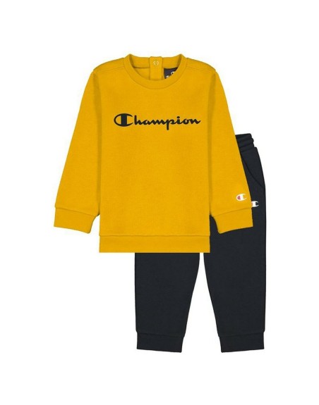 Tuta per Neonati Champion Crewneck Baby Giallo