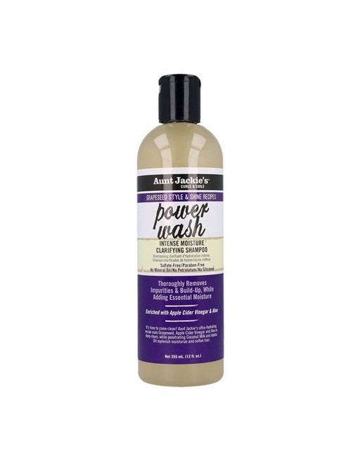 Shampooing Aunt Jackie's Curls & Coils Grapeseed Power Wash (355 ml)