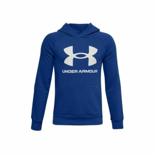 Hættetrøje til Børn Under Armour Rival Fleece Blå