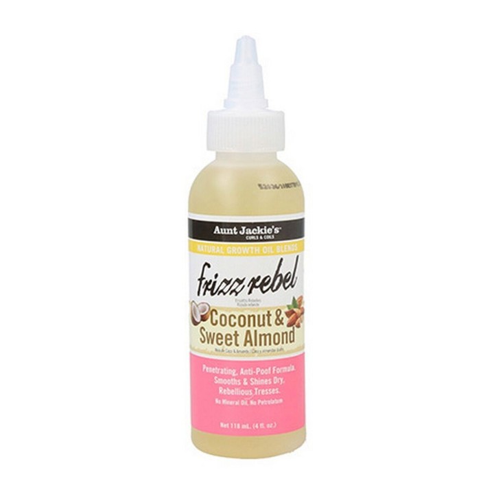 Olio per Capelli Aunt Jackie's C&C Coconut & Sweet Almond Frizz Rebel (118 ml)