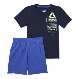 Sportstøj til Børn Reebok B ES SS SET CF4289 Marine