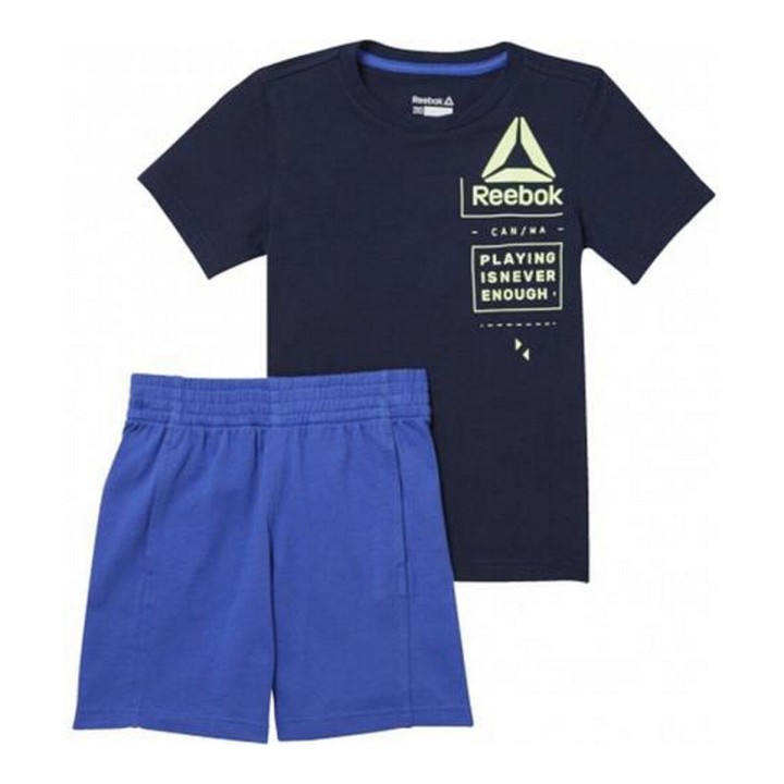Sportstøj til Børn Reebok B ES SS SET CF4289 Marine