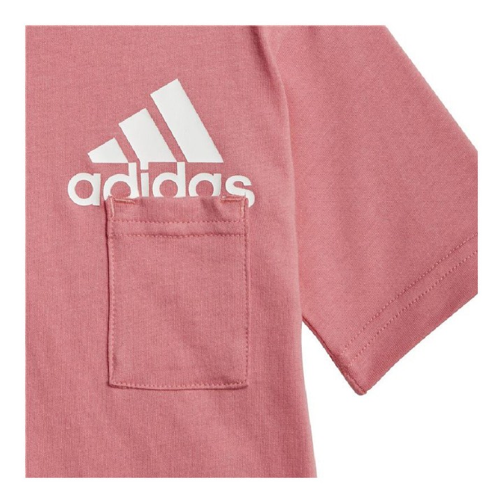 Conjunto Deportivo para Niños Adidas Badge of Sport Summer Coral