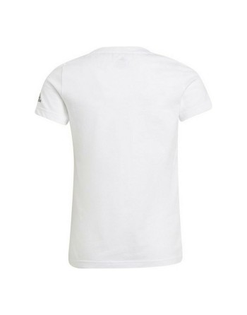 Maglia a Maniche Corte per Bambini Adidas Graphic Bianco