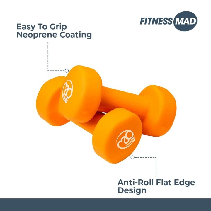 Bumbbells Atipick FDBELLBLK3 3 Kg Orange