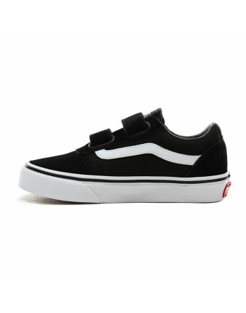 Jungen Sneaker Vans Ward V Schwarz Velcro