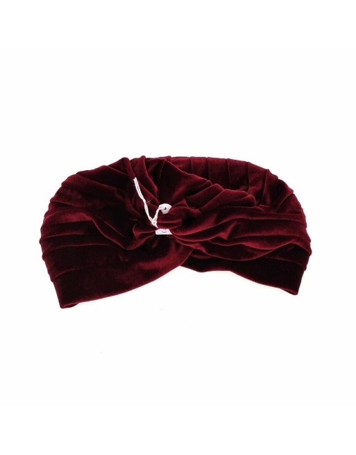 Cappello Araban Velluto Pieghevole Rosso Granato