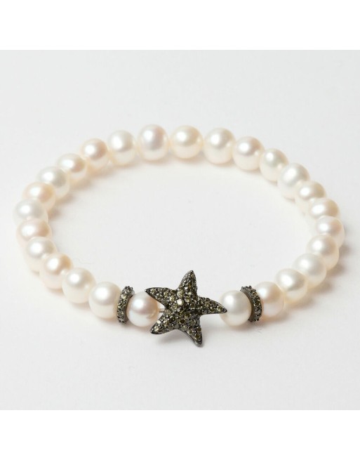 Armbånd til kvinder Lancaster JLA-BR-STAR-3-WH 16 mm