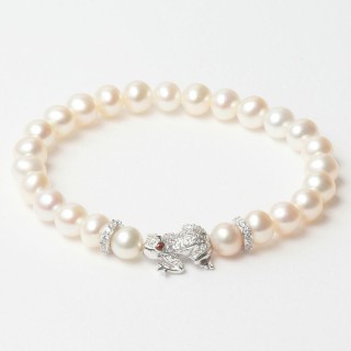 Armbånd til kvinder Lancaster JLA-BR-FROG-1-WH 16 mm