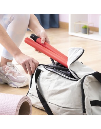 Barra de Fitness con Bandas Elásticas y Guía de Ejercicios Resibar InnovaGoods