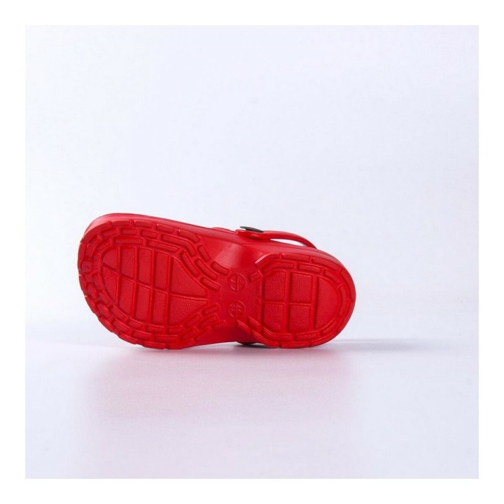 Zuecos de Playa Mickey Mouse Rojo