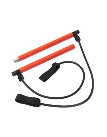 Barra da Fitness con Bande Elastiche e Manuale per gli Esercizi Resibar InnovaGoods