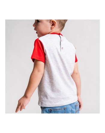 Maglia a Maniche Corte per Bambini Marvel Grigio 2 Unità