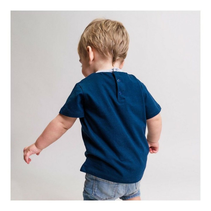 Maglia a Maniche Corte per Bambini Marvel Grigio 2 Unità
