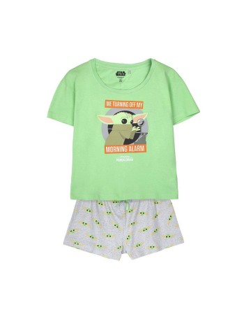 Pyjama D'Été The Mandalorian Vert Vert clair Femme