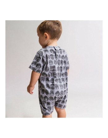 Tutina a Maniche Corte per Bambini Marvel Grigio