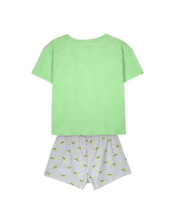 Pyjama D'Été The Mandalorian Vert Vert clair Femme