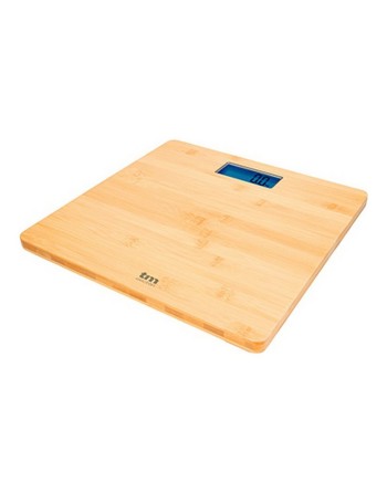 Balance Numérique de Salle de Bain TM Electron Marron Bambou