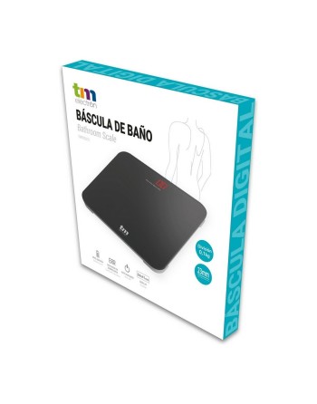 Bilancia Digitale da Bagno TM Electron Nero