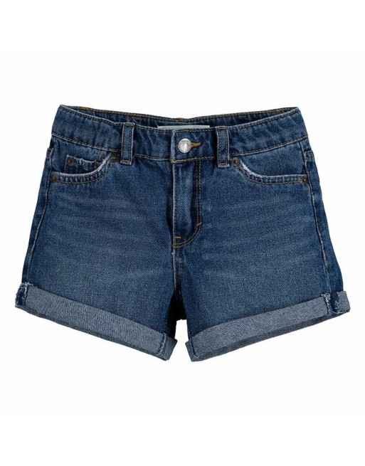 Jeans Levi's Girlfriend Shorty Blue Fille Bleu Acier