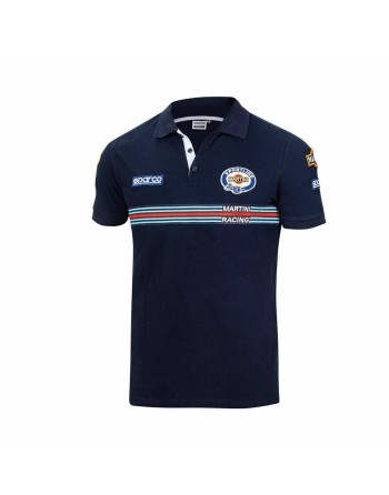 Polo a Maniche Corte Sparco Martini Racing XL Blu Marino
