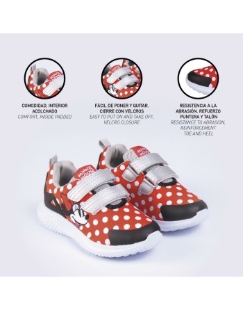 Scarpe Sportive per Bambini Minnie Mouse Rosso