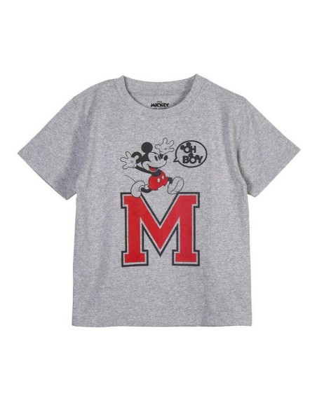 Kurzarm-T-Shirt Mickey Mouse Grau