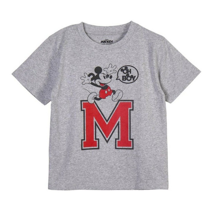 Kortærmet T-shirt Mickey Mouse Grå