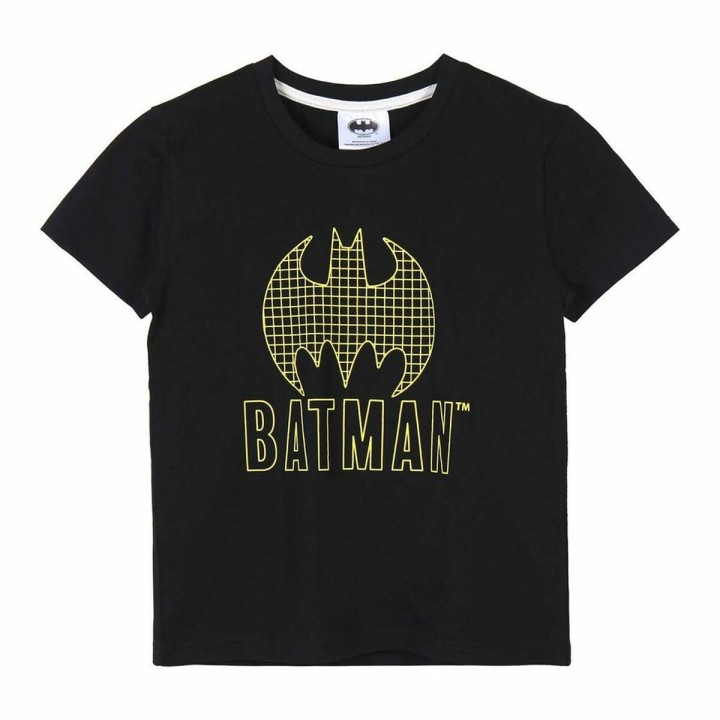 Børne Kortærmet T-shirt Batman Sort