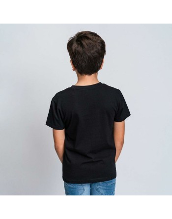 Maglia a Maniche Corte per Bambini Batman Nero