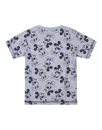 T shirt à manches courtes Enfant Mickey Mouse Gris