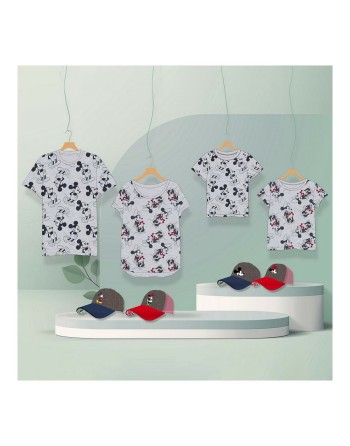 Børne Kortærmet T-shirt Minnie Mouse Grå