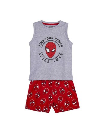Sommer-Schlafanzug Spider-Man Grau