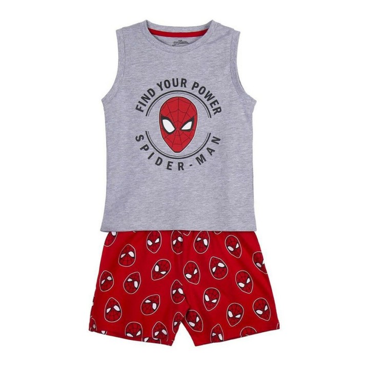 Børnepyjamasser Spider-Man Grå