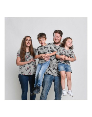 Child's Short Sleeve T-Shirt Mickey Mouse Grey