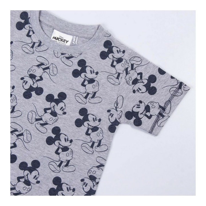 Børne Kortærmet T-shirt Mickey Mouse Grå