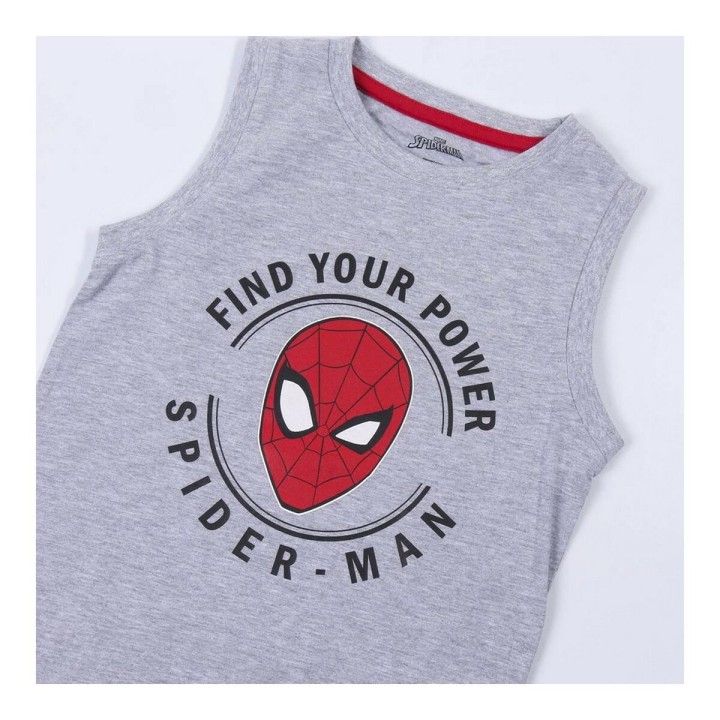 Børnepyjamasser Spider-Man Grå